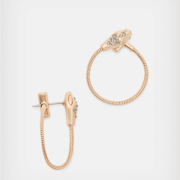 All Saints Sofia Gold-Tone Snake EarringsPerfect condition - Picture 1 of 5
